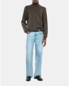 Pull en cachemire kaki