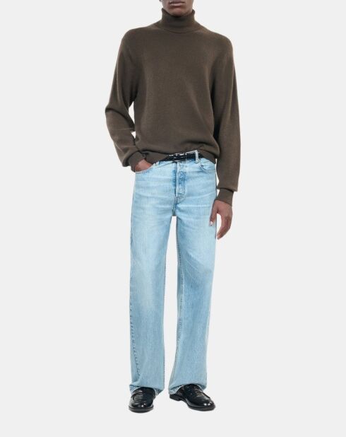 Pull en cachemire kaki