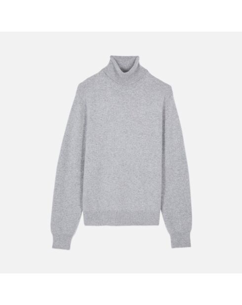 Pull en cachemire gris