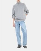 Pull en cachemire gris