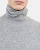 Pull en cachemire gris