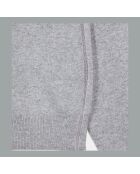 Pull en cachemire gris