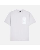 T-shirt avec sérigraphie gris