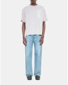 T-shirt avec sérigraphie gris