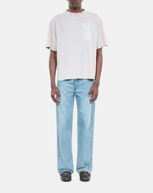 T-shirt avec sérigraphie gris