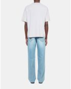 T-shirt avec sérigraphie gris