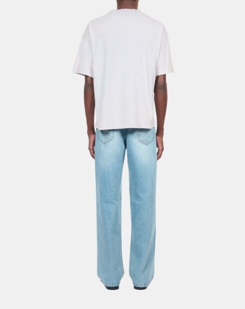 T-shirt avec sérigraphie gris