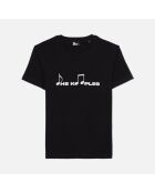 T-shirt à sérigraphie noir