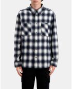 Surchemise à carreaux noirs et blancs