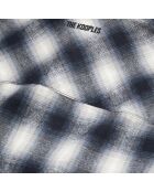 Surchemise à carreaux noirs et blancs