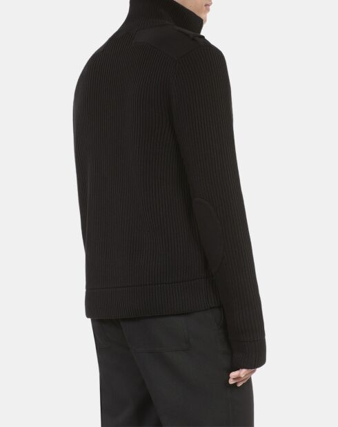 Cardigan en coton noir