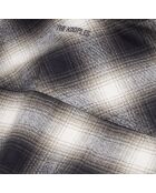 Surchemise à carreaux noirs et gris