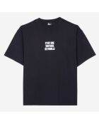 T-shirt avec sérigraphie noir