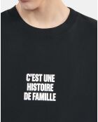 T-shirt avec sérigraphie noir