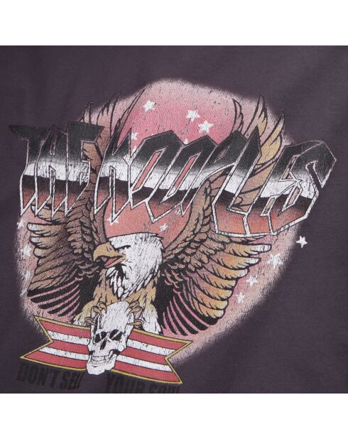 T-shirt avec sérigraphie carbone