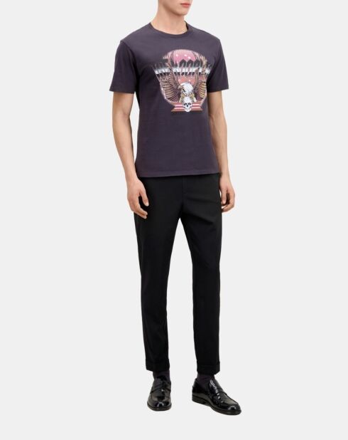 T-shirt avec sérigraphie carbone