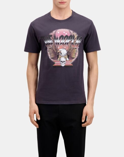 T-shirt avec sérigraphie carbone