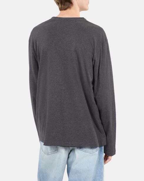 Cardigan en coton gris