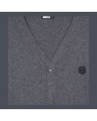 Cardigan en coton gris