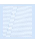 Chemise formelle à rayures bleues et blanches