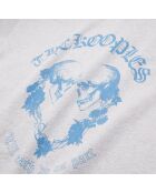 T-shirt avec sérigraphie gris clair