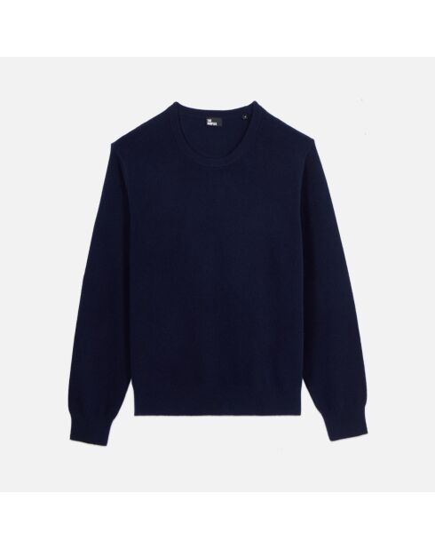 Pull en cachemire bleu marine