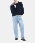 Pull en cachemire bleu marine