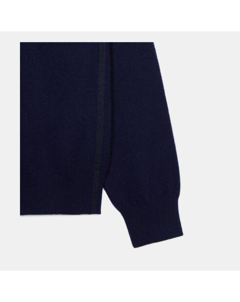 Pull en cachemire bleu marine