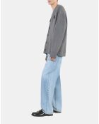 Cardigan   en laine grise