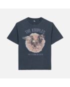 T-shirt à sérigraphie noir