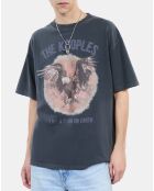 T-shirt à sérigraphie noir