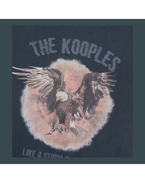 T-shirt à sérigraphie noir