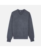 Pull en cachemire gris