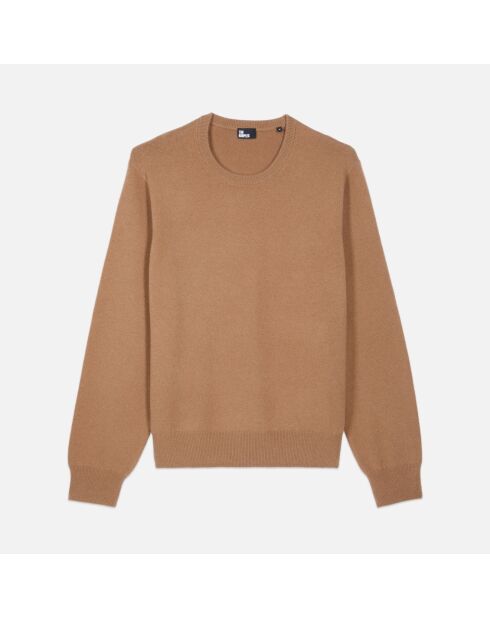 Pull en cachemire camel