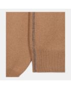 Pull en cachemire camel