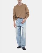 Pull en cachemire camel