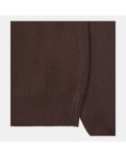 Pull en cachemire brun