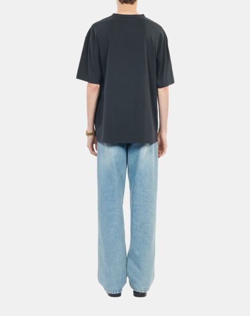 T-shirt avec sérigraphie noir