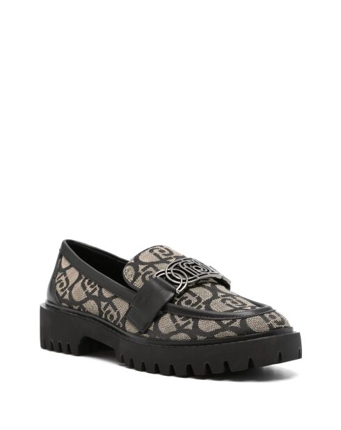 Mocassins Cora  noir/beige