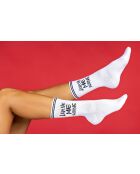 4 paires de chaussettes en coton blanches