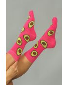 4 paires de chaussettes en coton roses