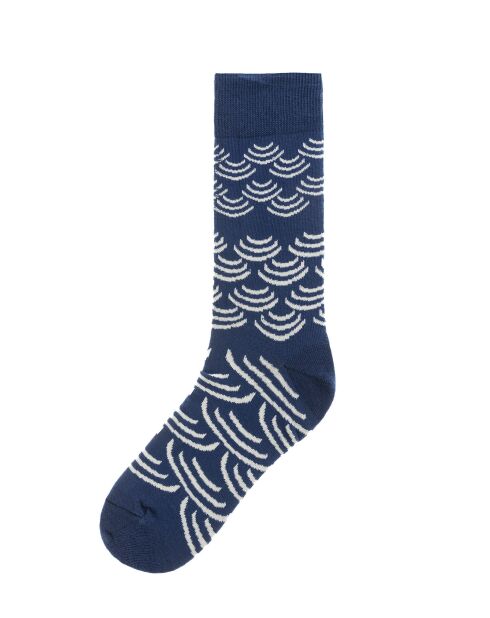 Chaussettes en coton bleues