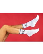 2 paires de chaussettes en coton blanches