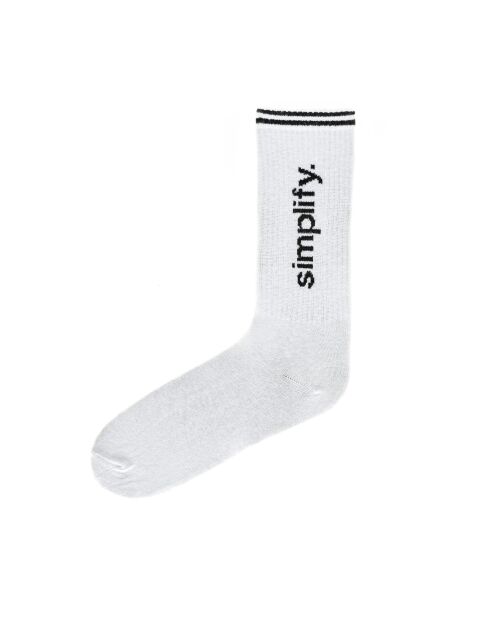 Chaussettes en coton blanches