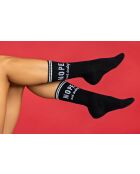 Chaussettes en coton noires