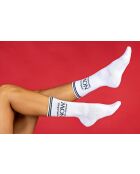 Chaussettes en coton blanches