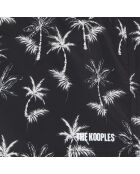 Short de bain avec palmiers noir