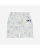 Short dégradé en coton bleu ciel