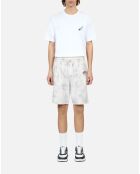 Short dégradé en coton bleu ciel