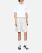 Short dégradé en coton bleu ciel